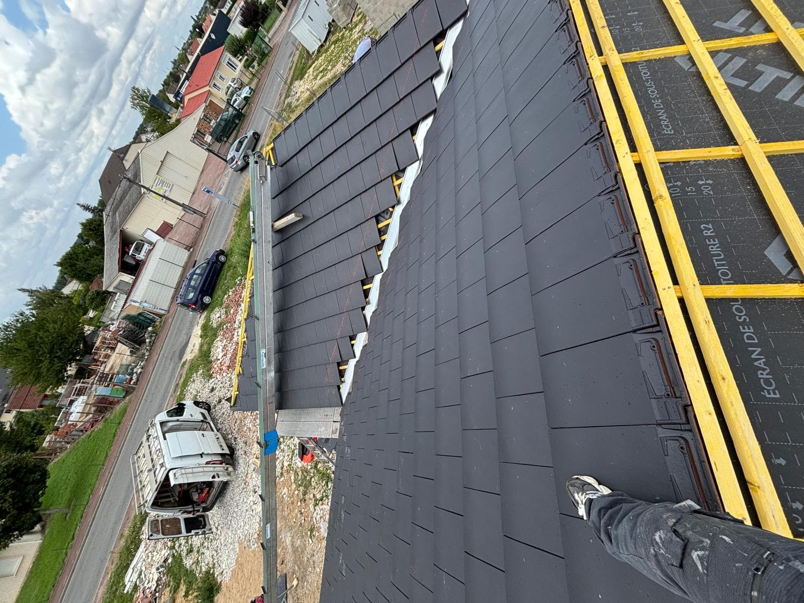 Traitement et remaniement de charpente par JCD Rénovation (chantier 8).