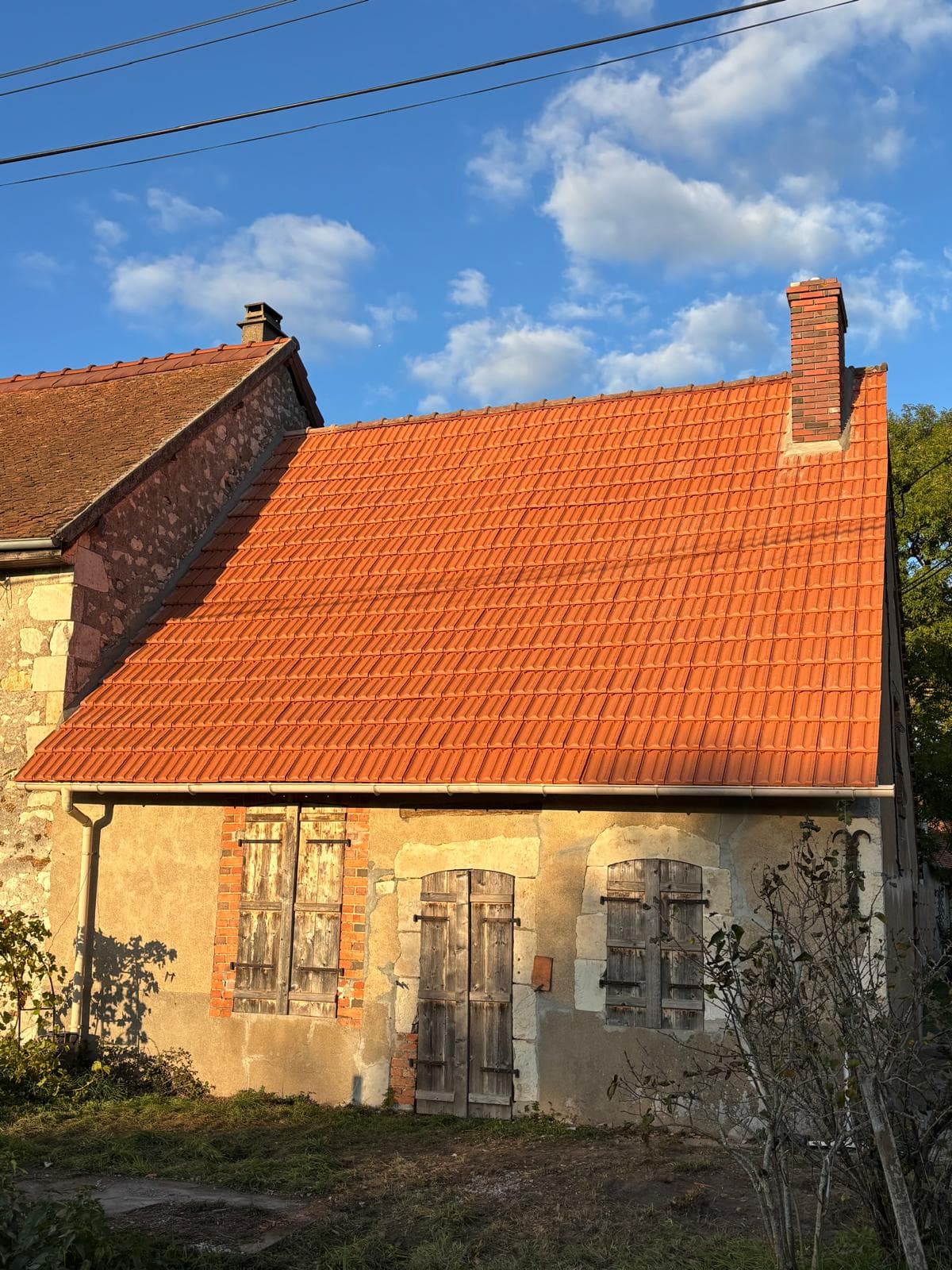 Charpente traditionnelle en bois réalisée par JCD Rénovation dans le Loiret (chantier 25).