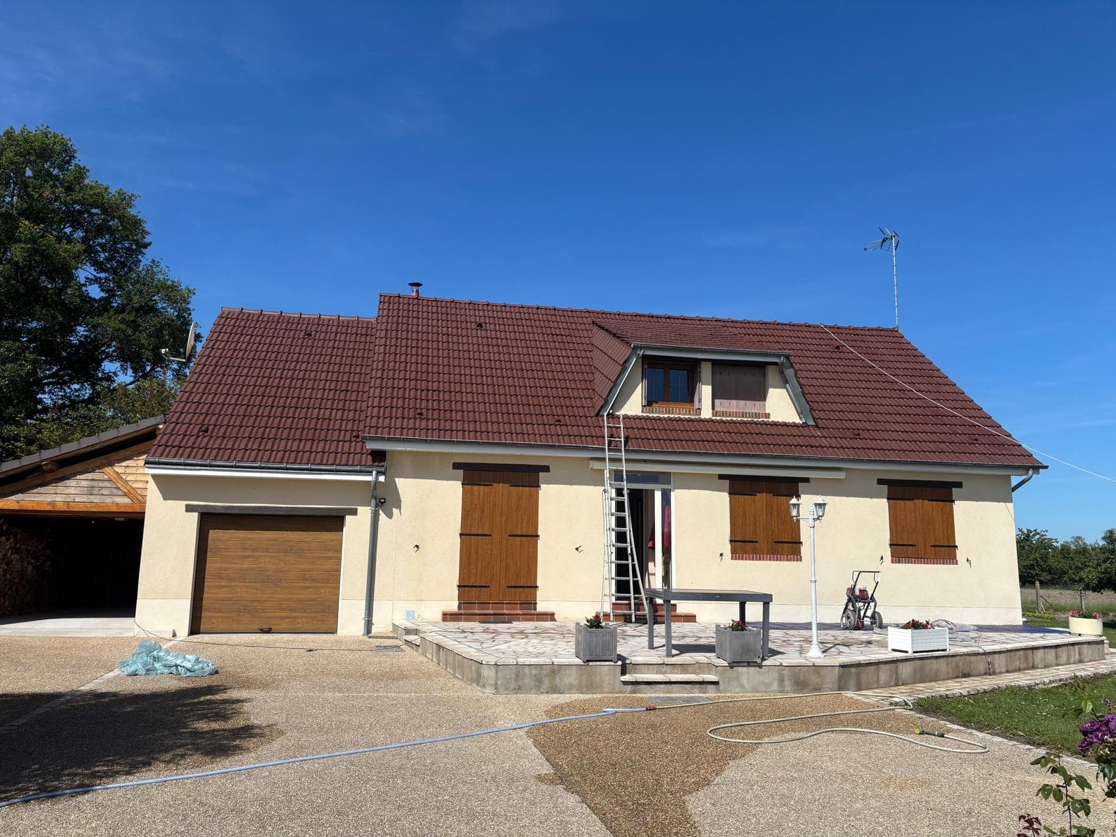 Ravalement de façade mené par JCD Rénovation (chantier 51).