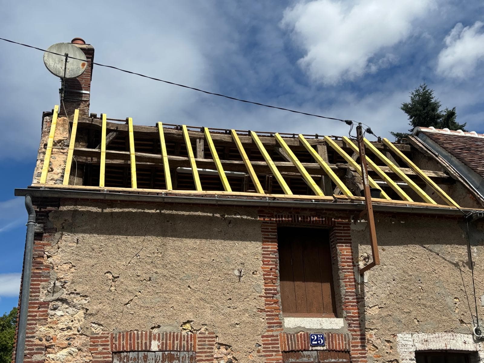 Liteaunage et écran sous-toiture posés par JCD Rénovation (chantier 54).